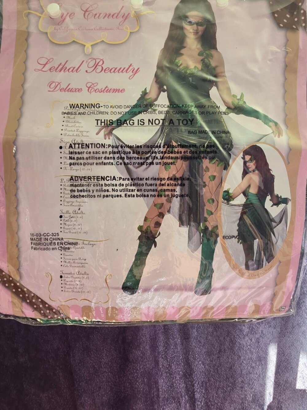 Lethal Beauty women’s costume in excellent condition. Worn only once.